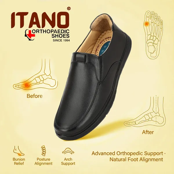 Black_Orthopedic_Comfort_Insole_With_Arch_Support_For_Men