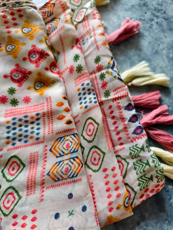 Peach_Base_Stylish_Scarf