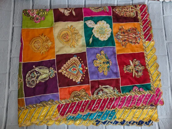 Multicolor_Chinon_Silk_Patchwork_Dupatta_With_Heavy_Sequin_Zari_Embroidery