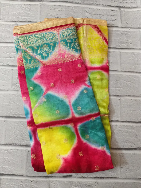 Combo_Luxury_Mint_Banarasi_Woven_Dupatta_Peacock_Print_Potli_Bag_Combo