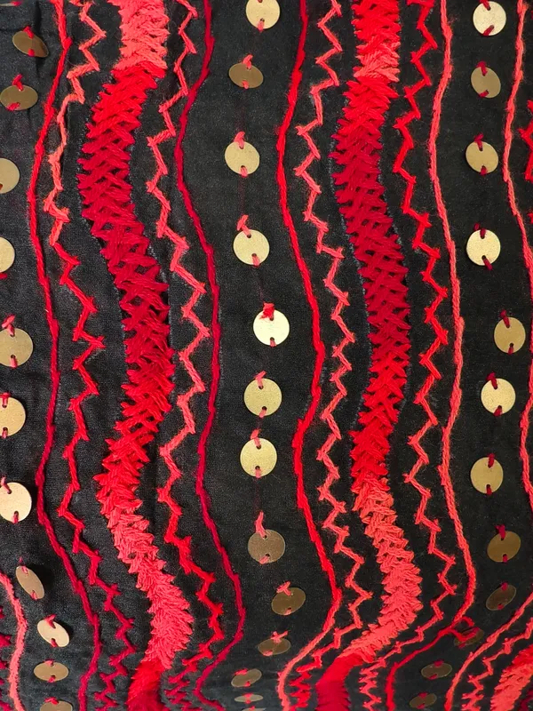Premium_Red_Black_Dupatta_With_Intricate_Thread_Work_Golden_Sequins