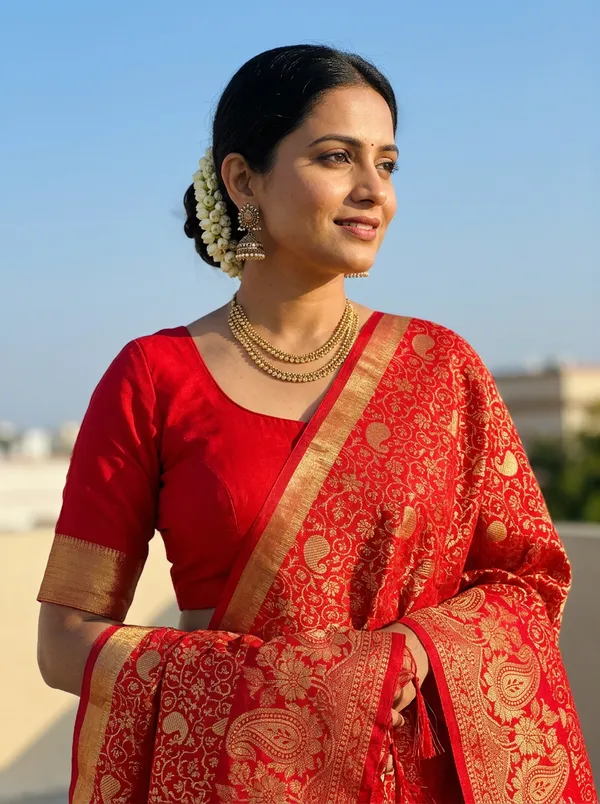 Crimson_Gold_Paisley_Zari_Dupatta