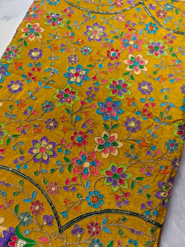 Mustard_Mughal_Garden_Embroidered_Dupatta