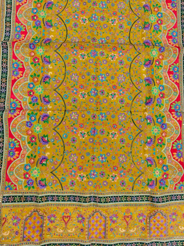 Mustard_Mughal_Garden_Embroidered_Dupatta