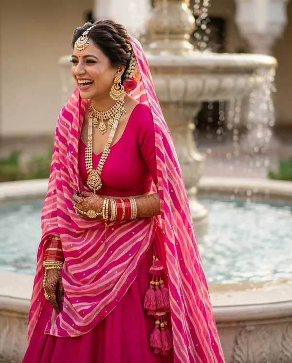 Fuchsia_Wave_Mirror_Dupatta