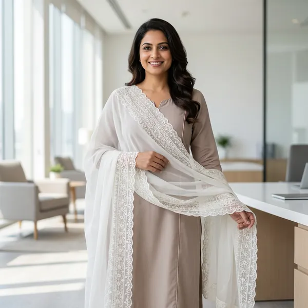 Sheer_White_Lace_Border_Dupatta
