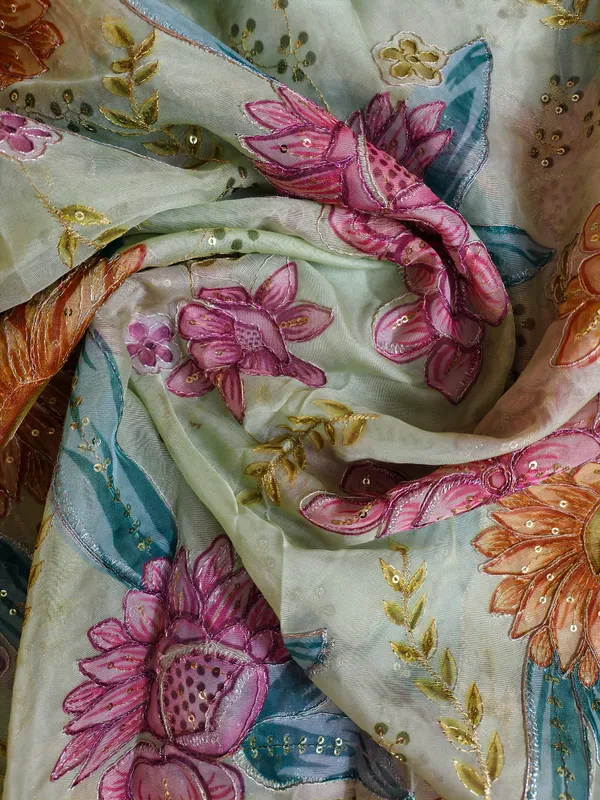 Sea_Green_Floral_St_Party_Wear_Dupatta
