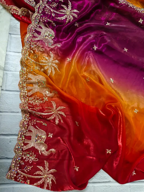 Regal_Ombre_Elephant_Dupatta