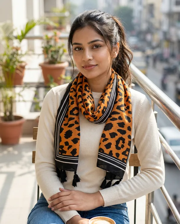 Leopard_Spot_Tangerine_Stole
