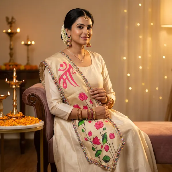 Maa'S_Lotus_Bloom_Dupatta