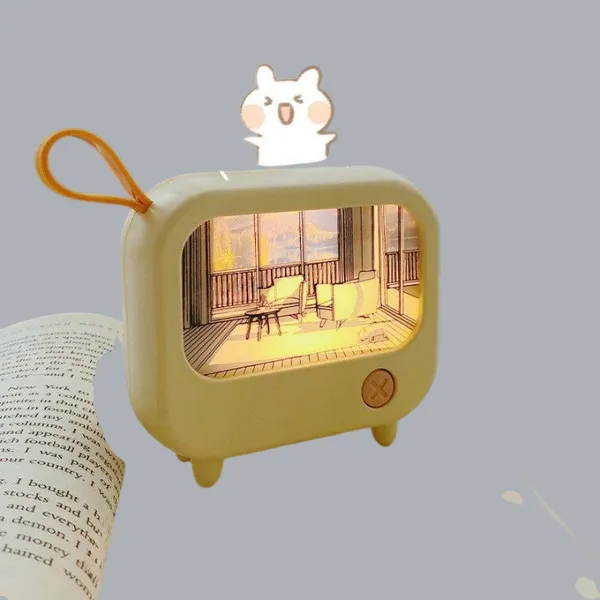 Pastel_Yellow_Abs_Plastic_&_Led_Decorative_Night_Lamp_For_Home_Decor