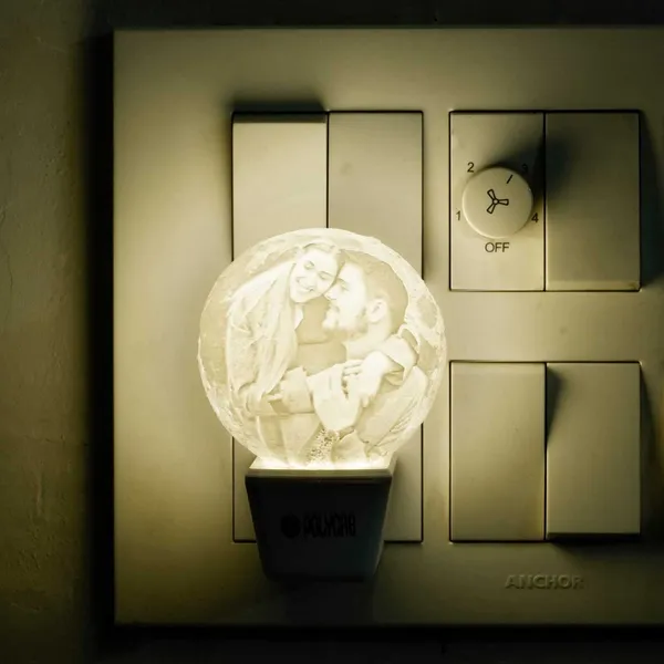 White_Abs_Plastic_&_Led_Personalized_Led_Moon_Lamp_For_Men_&_Women