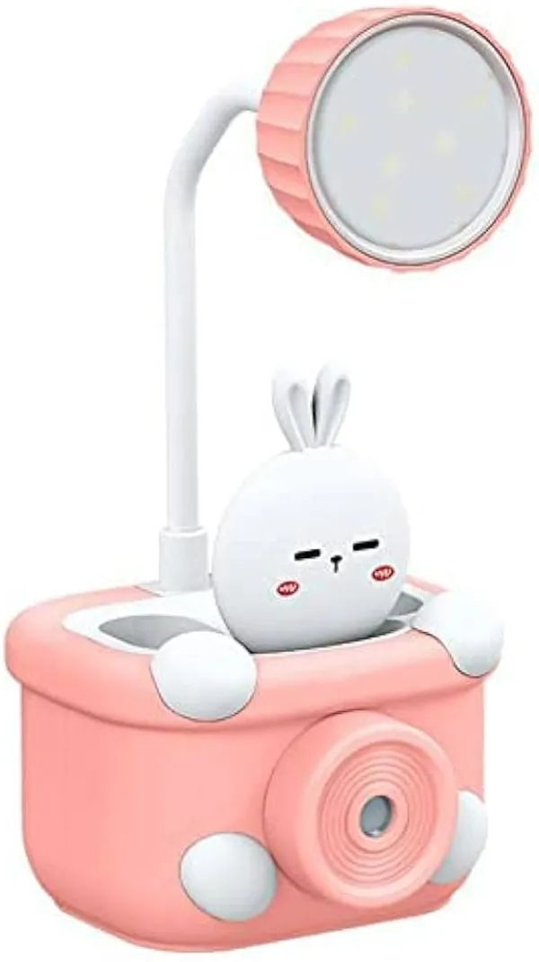 Peach_Abs_Plastic_&_Metal_Study_Lamp_For_Kids