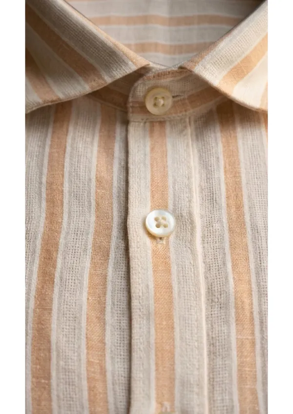 Title_Trends_Men's_Orange_and_White_Striped_Slim_Fit_Shirt