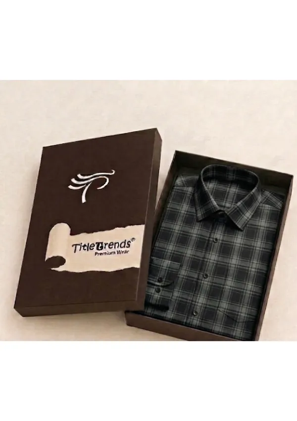 Title_Trends_Men's_Checked_Black_Full_Sleeves_Slim_Fit_Shirt
