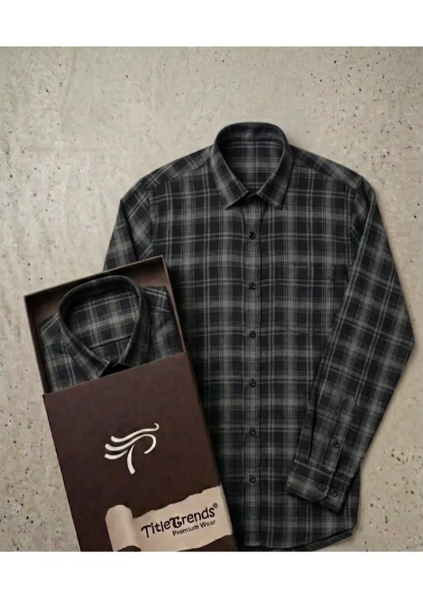 Title_Trends_Men's_Checked_Black_Full_Sleeves_Slim_Fit_Shirt