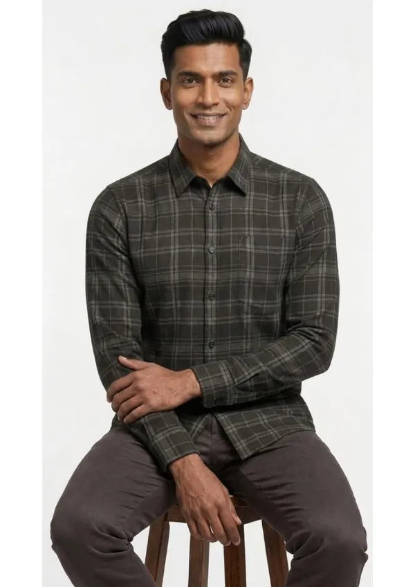 Title_Trends_Men's_Checked_Black_Full_Sleeves_Slim_Fit_Shirt