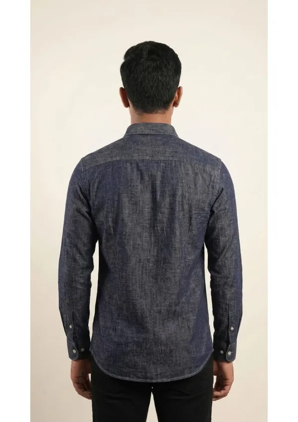 Title_Trends_Men's_Textured_and_Checked_Combo_Slim_Fit_Shirt