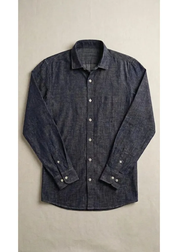 Title_Trends_Men's_Textured_and_Checked_Combo_Slim_Fit_Shirt