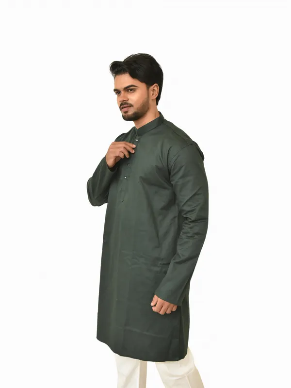 Balck_And_Red_Jacquard_Shining_Kurta_For_Men(Pack_Of_2)