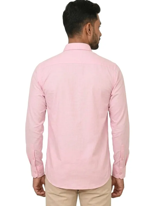 Title_Trends_Men's_Solid_Light_Pink_Slim_Fit_Full_Sleeves_Shirt