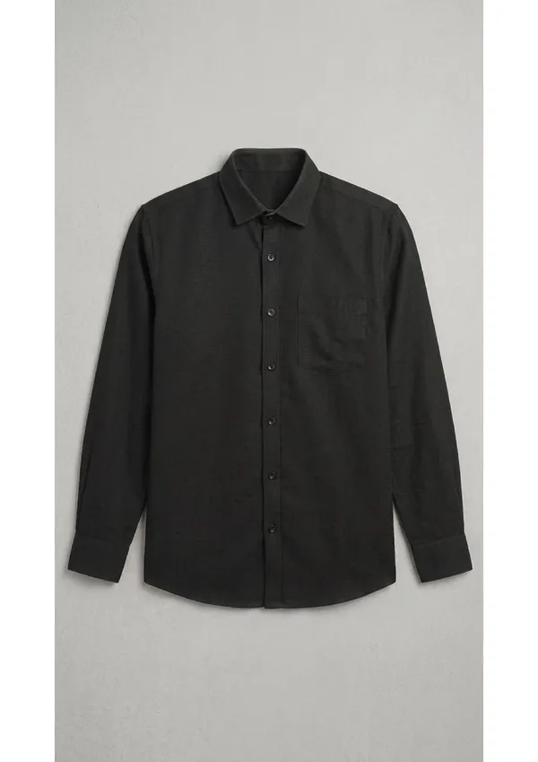 Title_Trends_Men's_Dotted_Black_Slim_Fit_Shirt