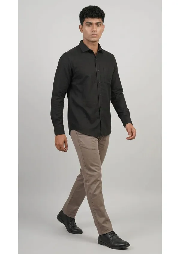 Title_Trends_Men's_Dotted_Black_Slim_Fit_Shirt
