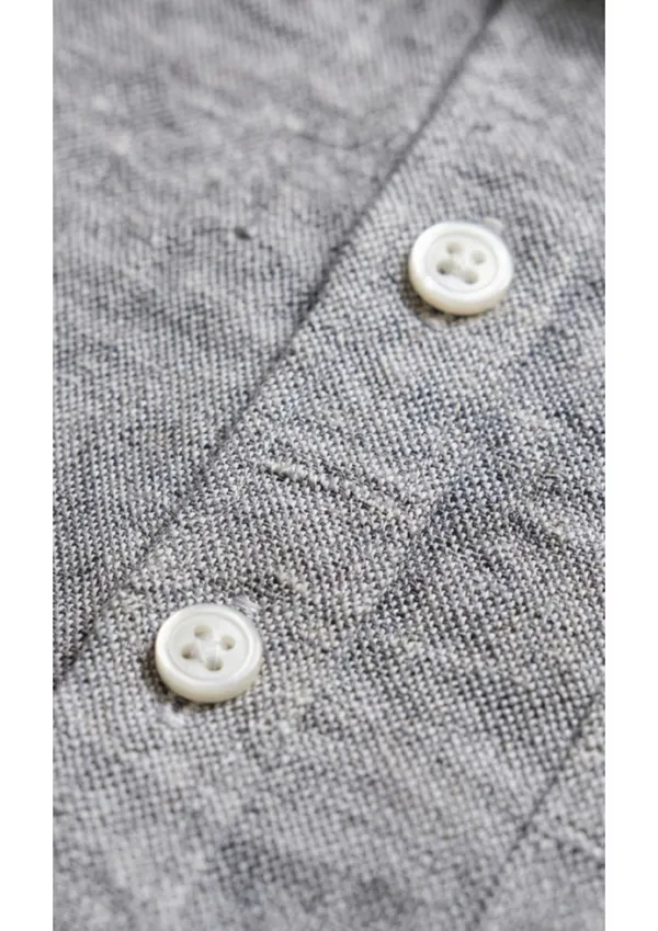 Title_Trends_Men's_Khadi_Look_Black_Slim_Fit_Shirt