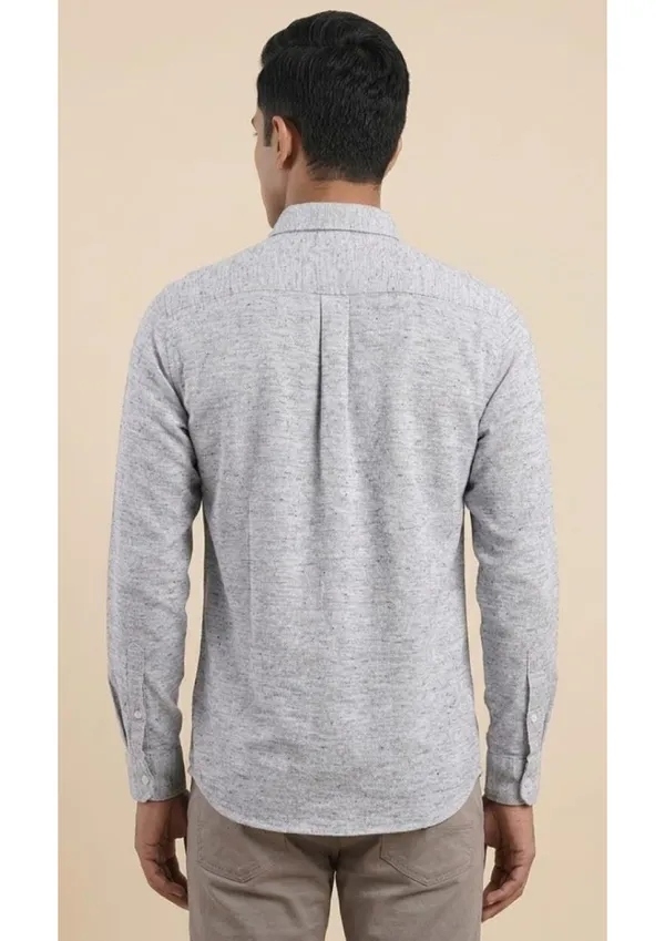 Title_Trends_Men's_Khadi_Look_Black_Slim_Fit_Shirt