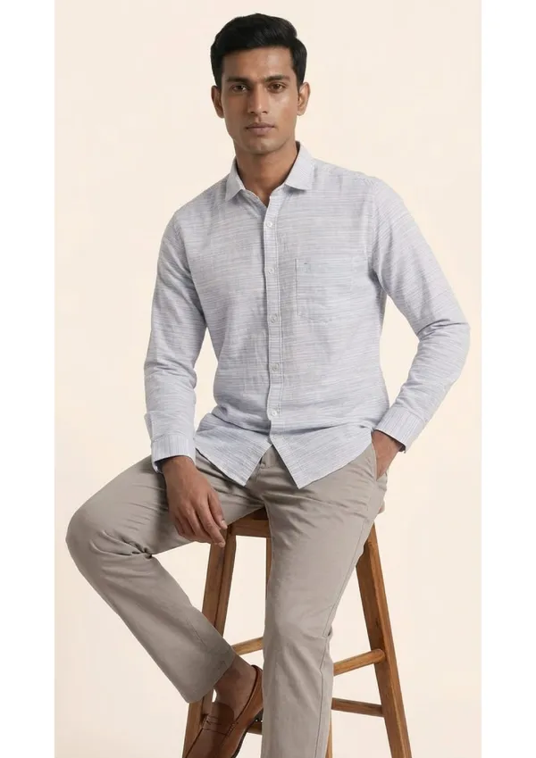 Title_Trends_Men's_Light_Grey_Striped_Textured__Slim_Fit_Shirt