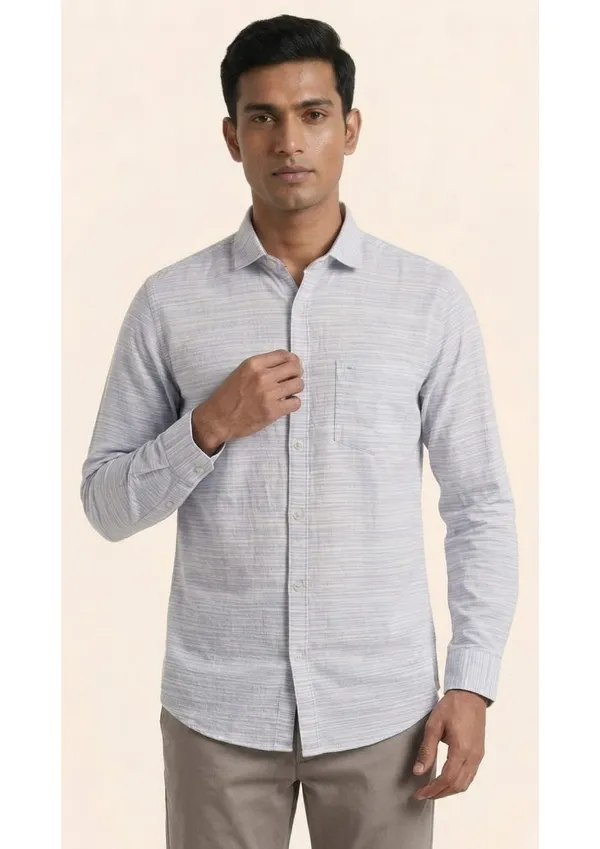 Title_Trends_Men's_Light_Grey_Striped_Textured__Slim_Fit_Shirt