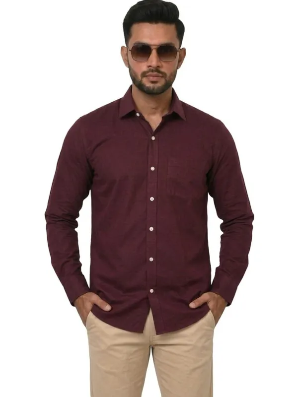 Title_Trends_Men's_Solid_Burgundy_Slim_Fit_Full_Sleeves_Shirt