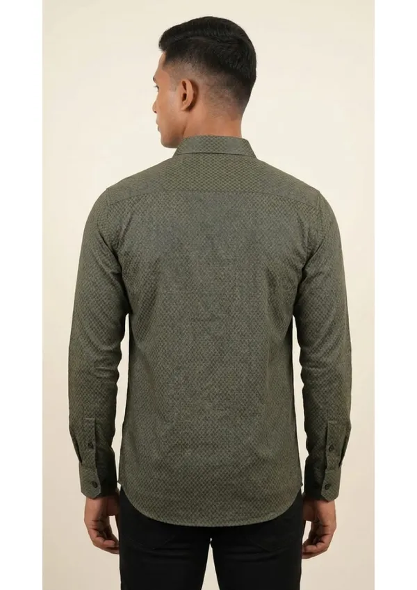 Title_Trends_Men's_Solid-Print_Texture_Combo_Slim_Fit_Shirt