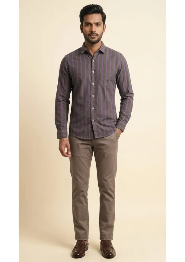 Title_Trends_Men's_Striped_Combo_Slim_Fit_Shirt