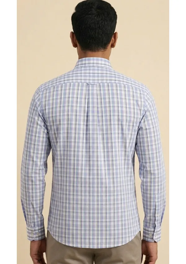 Title_Trends_Men's_Purple_Checked_Slim_Fit_Shirt
