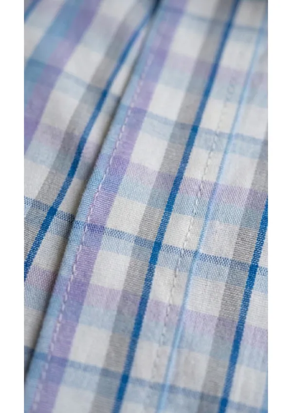 Title_Trends_Men's_Purple_Checked_Slim_Fit_Shirt
