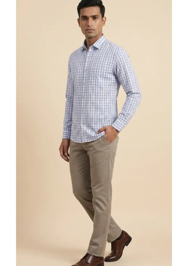 Title_Trends_Men's_Purple_Checked_Slim_Fit_Shirt