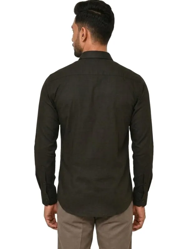 Title_Trends_Men's_Solid_Black_Slim_Fit_Full_Sleeves_Shirt