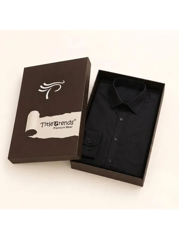 Title_Trends_Men's_Solid_Black_Slim_Fit_Full_Sleeves_Shirt