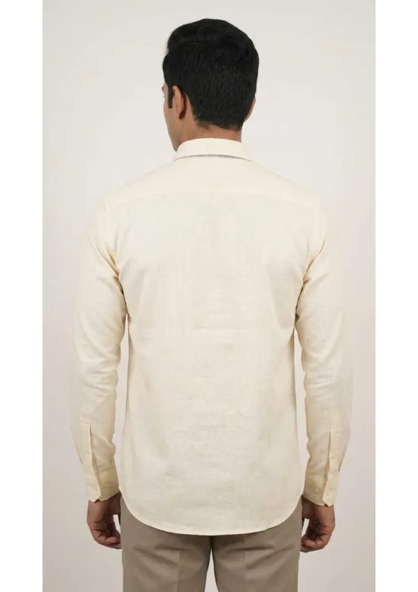 Title_Trends_Men's_Beige_(1)_Texture-_Print_Slim_Fit_Shirt