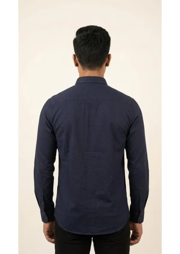 Title_Trends_Men's_Denim_Navy_Slim_Fit_Shirt