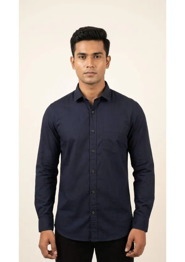 Title_Trends_Men's_Denim_Navy_Slim_Fit_Shirt