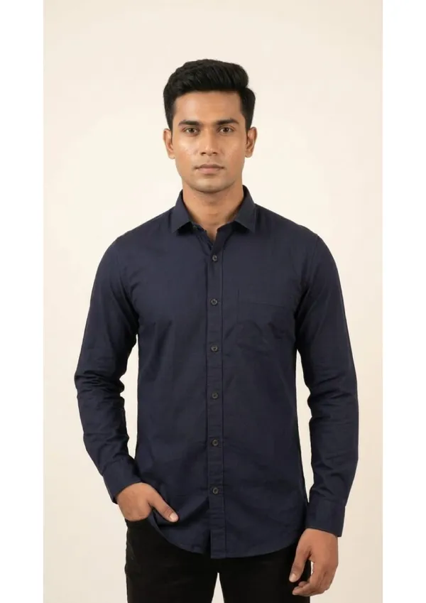 Title_Trends_Men's_Denim_Navy_Slim_Fit_Shirt