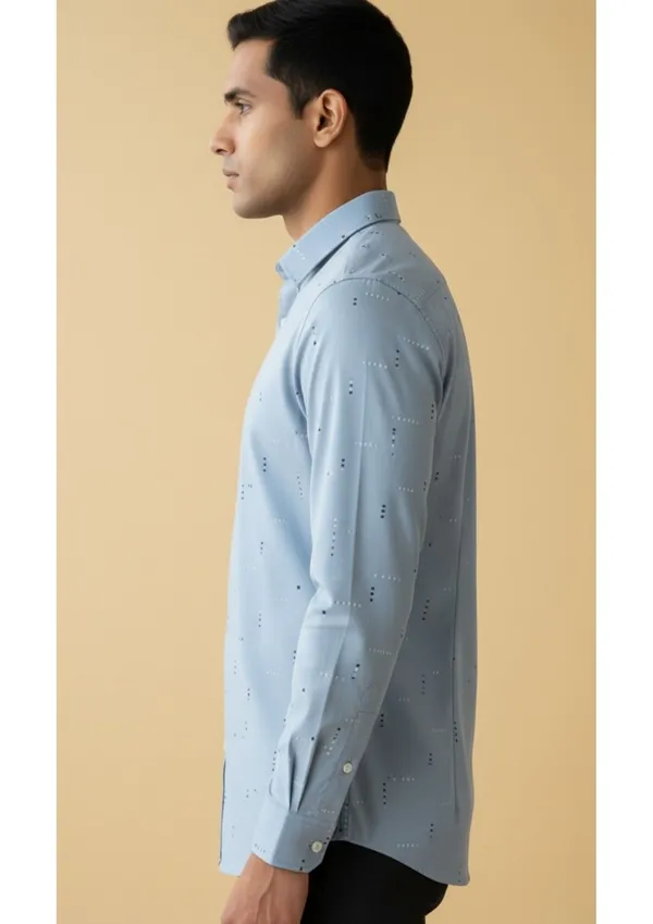 Blue_Polyester_Block_Print_Slim_Fit_Shirt_For_Men