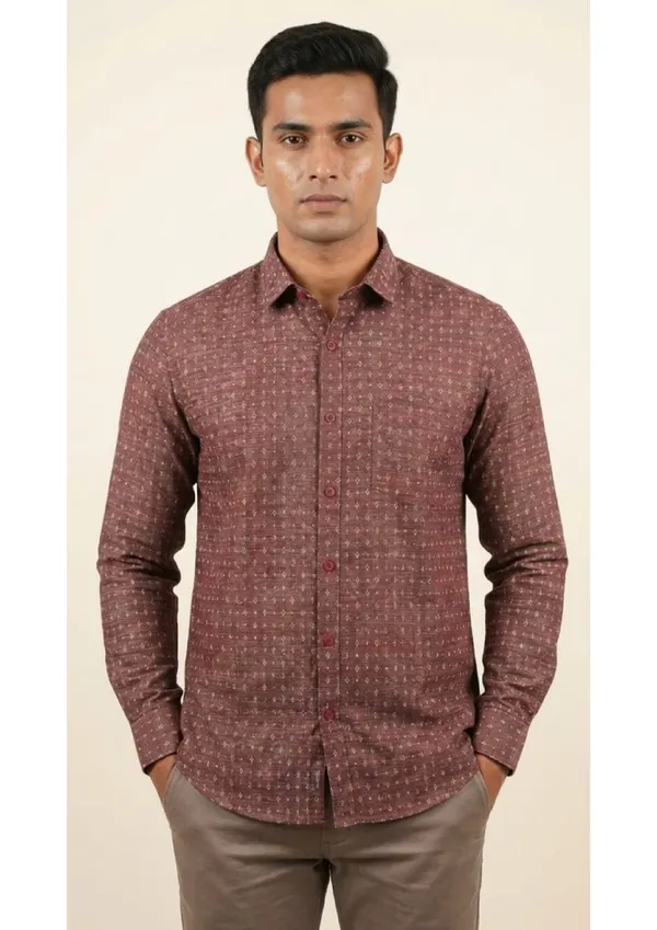 Title_Trends_Men's_Striped_and_Print_Combo_Slim_Fit_Shirt