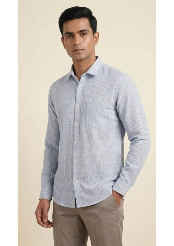 Title_Trends_Men's_Striped_and_Print_Combo_Slim_Fit_Shirt