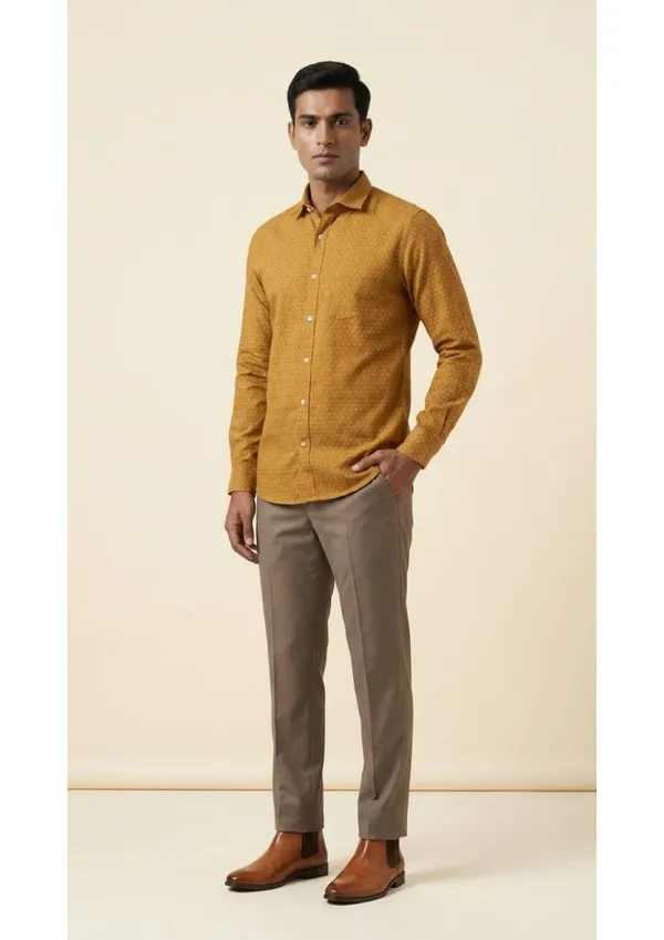 Title_Trends_Men's__Print_Combo_Slim_Fit_Shirt