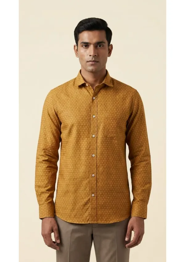 Title_Trends_Men's__Print_Combo_Slim_Fit_Shirt