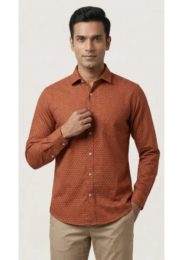 Title_Trends_Men's__Print_Combo_Slim_Fit_Shirt