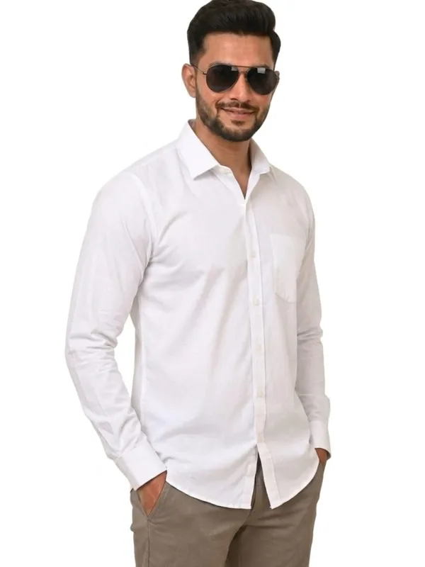 Title_Trends_Men's_Solid_White__Slim_Fit_Full_Sleeves_Shirt
